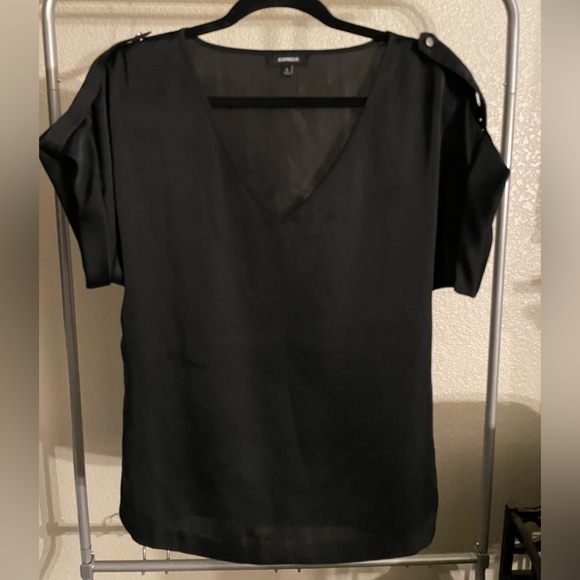 Express Silk Top Size Large - Picture 1 of 3